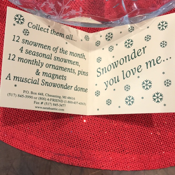 1998 May Snowonders Snowman Figurine by Sarah’s Attic - Picture 6 of 11